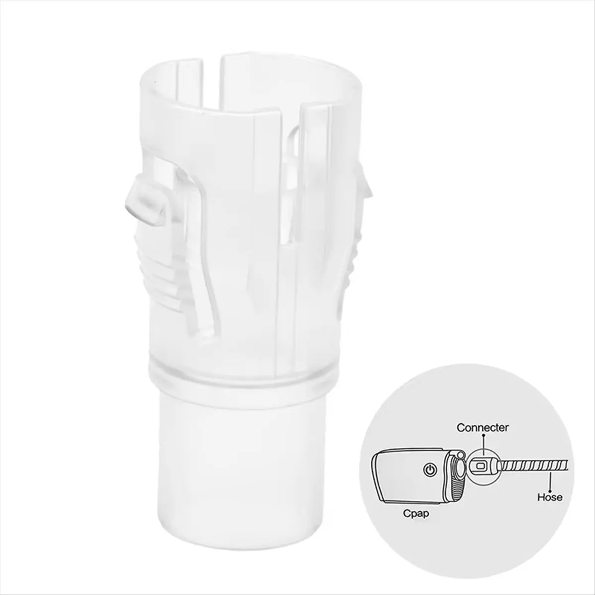 AAAL لموصل خرطوم AirMini لمنفذ خرطوم CPAP أنبوب CPAP إلى ملحقات أقنعة الأنف متعددة الهواء