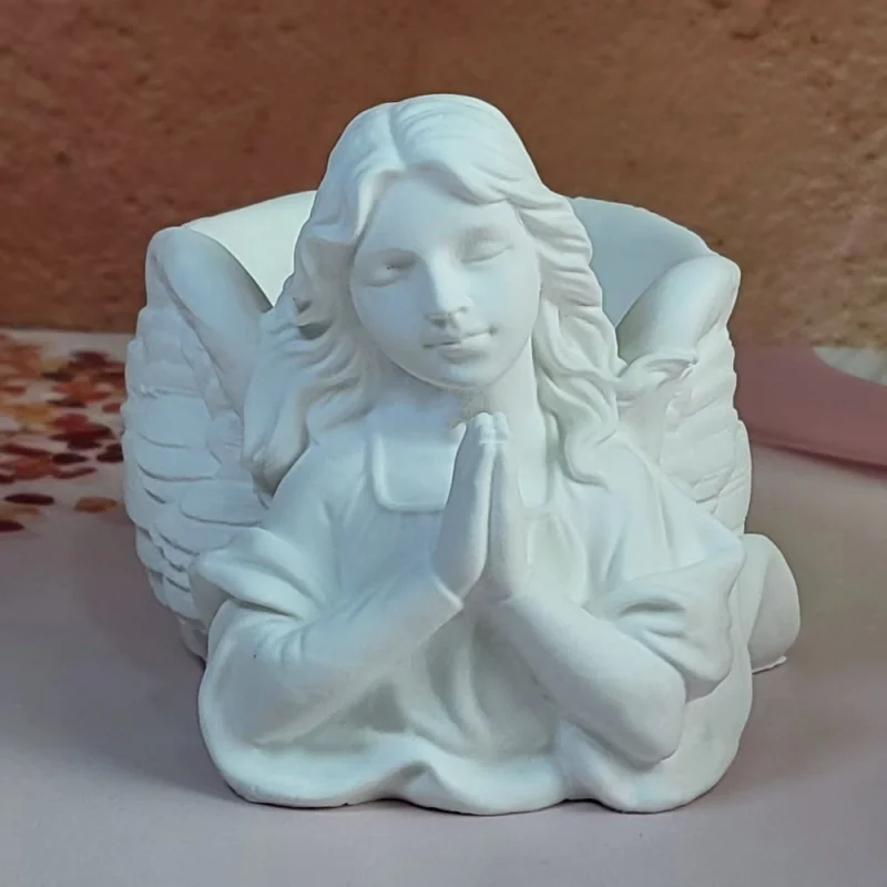 

Силиконовая форма для скульптур «Ангел»: для создания статуэток из гипса, ароматических свечей и изящных органайзеров для дома
