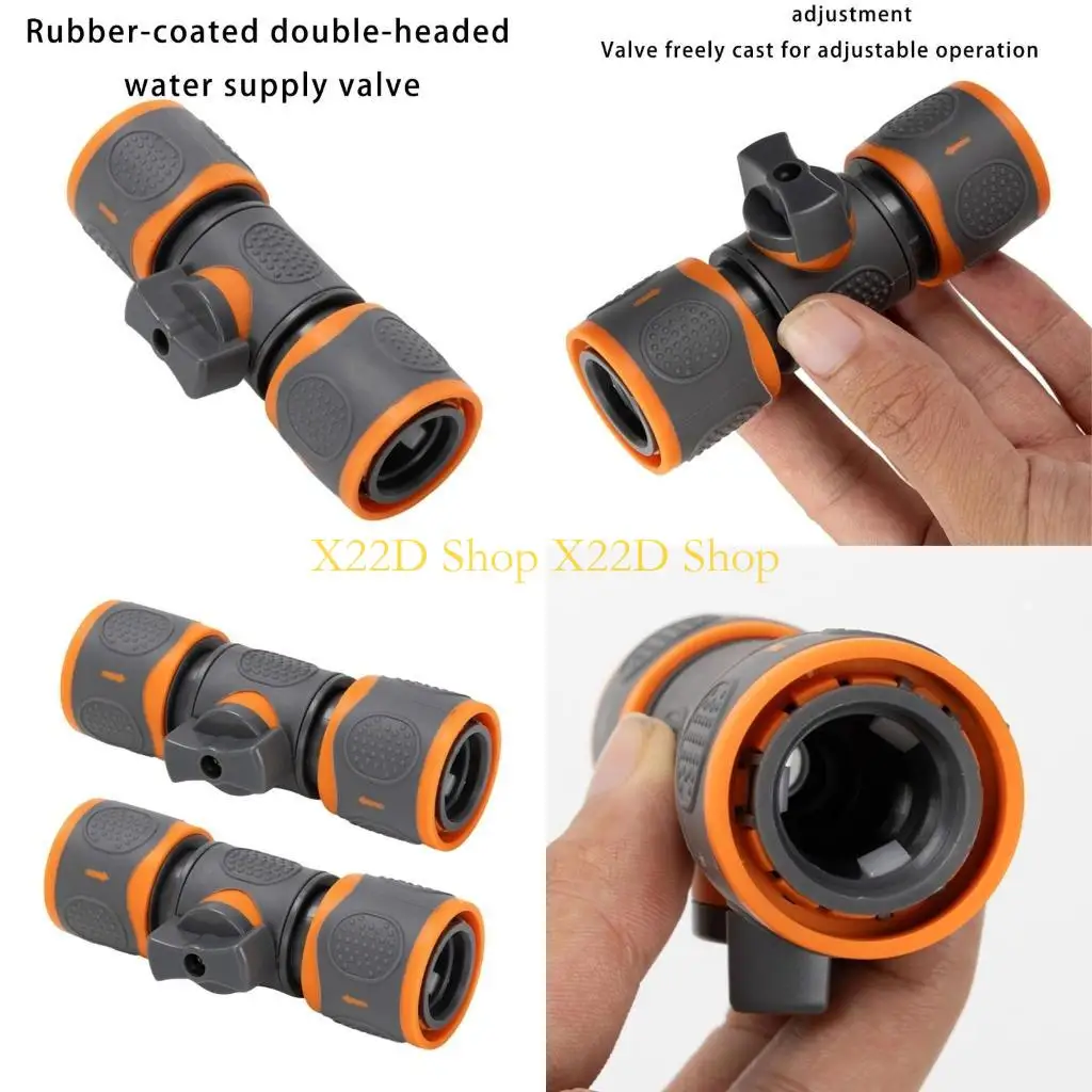 

X22D быстроразъемные клапаны с двойным потоком, 2 шт., сверхмощные материалы из АБС-пластика для садового ирригационного