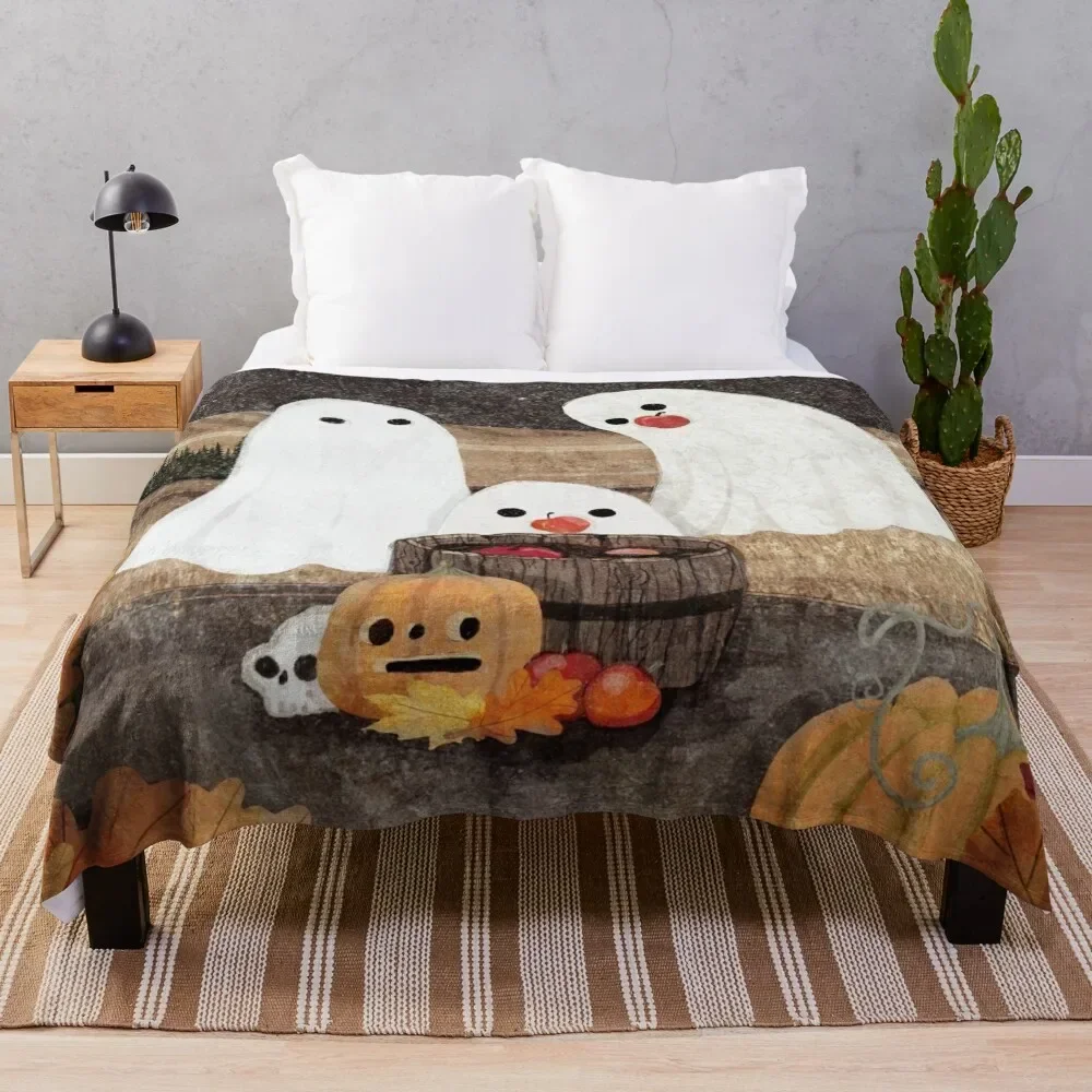 

Apple Bobbing Throw Blanket Luxury Thicken For Decorative Sofa Blankets