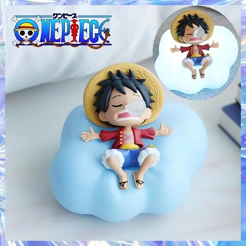 Anime One Piece Blind Box Night Light Luffy Zoro Nami Sanji Chopper Figures Sweet Dream Series LED Ornament Surprise Toys Gift