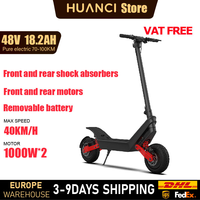 HX X10 48V Powerful Electric Scooter Adult 2000W 18.2AH Electric Kick Scooter Foldable 11.0 inch Self-Balance E Scooter