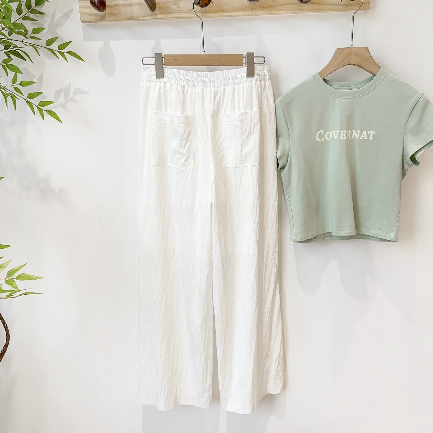 Mimifa CC Original ample décontracté jambe large pantalon polyvalent confortable nouveau 25 Sle trajet Faion saison d'été matériel