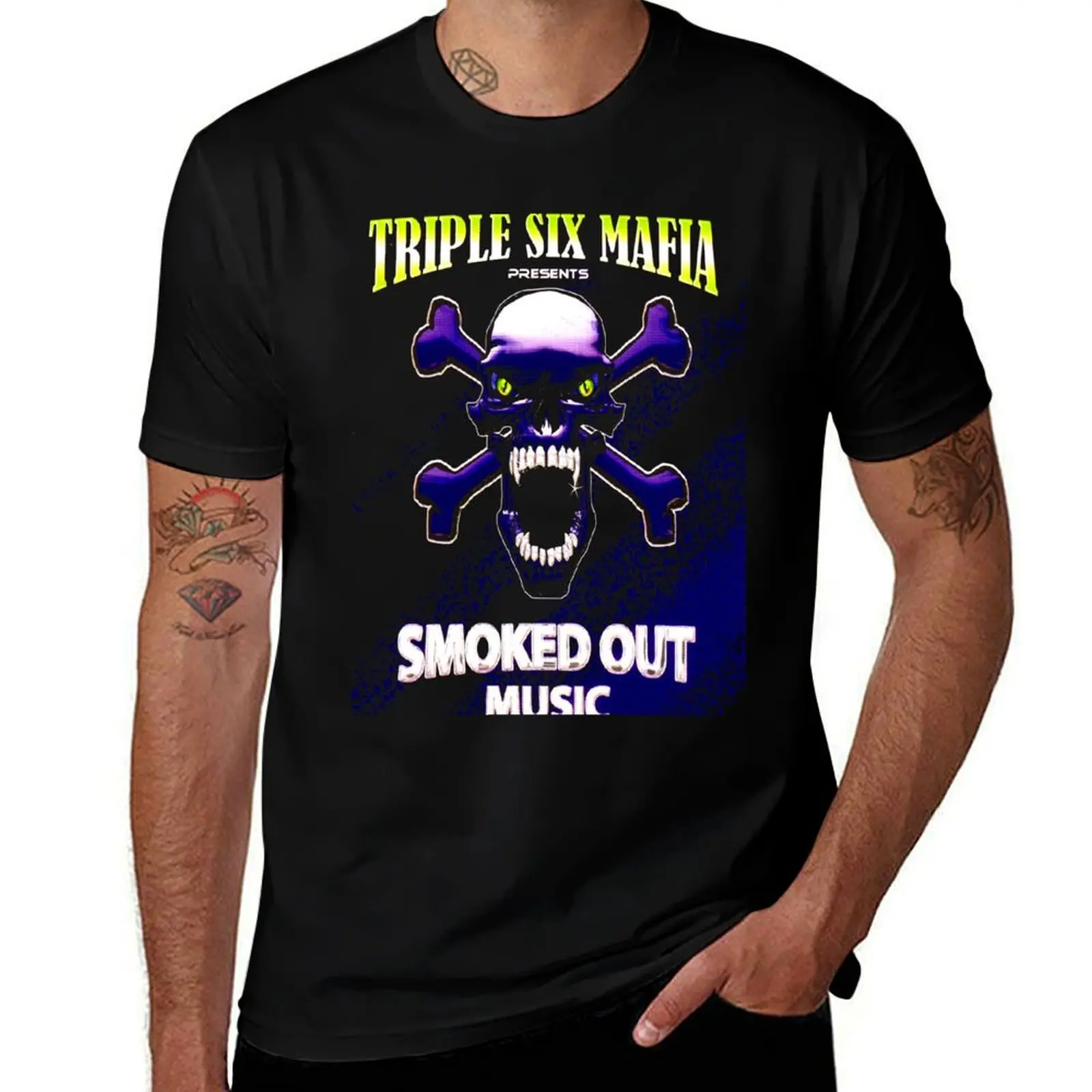 

Triple shirts t man T-Shirt t Six Mafia for tshirt cotton shirts graphic men man g T-Shirt 100%