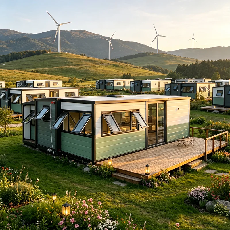 Container House Fully Furnished Glamping Unit for Scenic Area Homestay Business