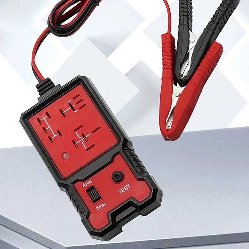 Universal 12V Automotive Relay Tester | LED Diagnostic Tool for Car Battery, Fuse & Voltage Check | Quick Pin Detection
