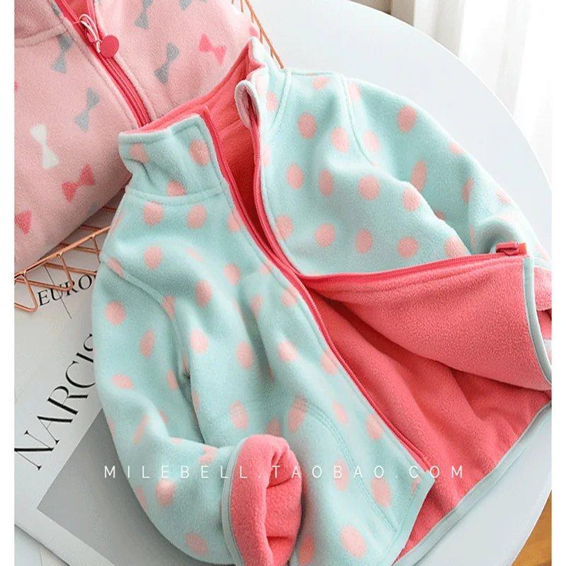 Afbeelding 7: Verdikte anti-pilling polar fleece stof Enkelzijdig gebreid kinderkledingmateriaal Zachte warme stof voor kinderkleding