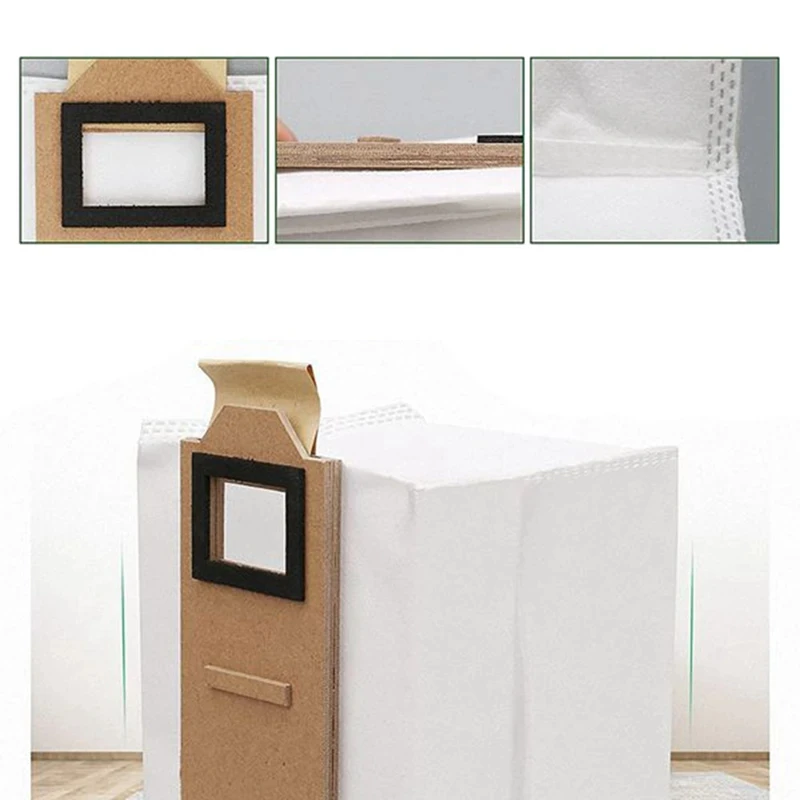 For Roborock S7 Accessories garbage Dust Bags Robot Vacuum Cleaner Replacement parts for T7S Plus Bags for vacuum cleaner