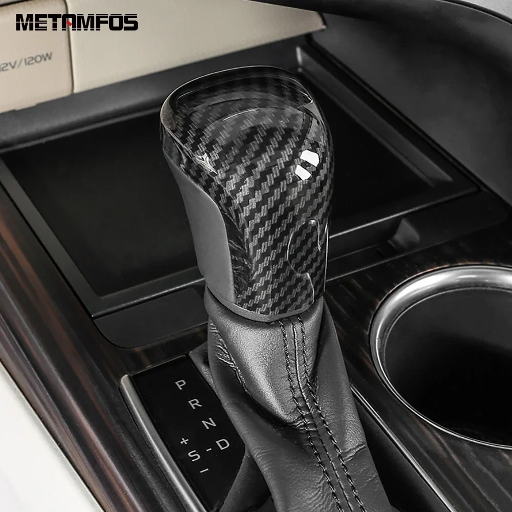 

Car Accessories For Toyota Camry 2018-2024/Corolla 2019-2024 Interior Carbon Fiber Gear Shift Knob Head Cap Cover Trim Sticker