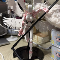 Fourth Generation Multi-Joint Action Figure Angel Wings Plug-In Genderless Eight-Winged Luminous Carrot Man Lucky 13 Toys