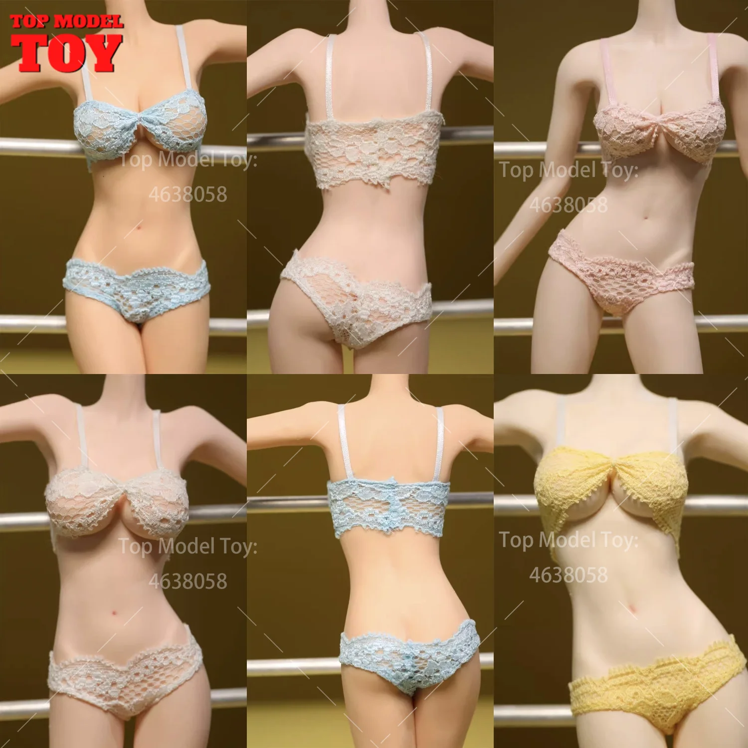 1/6 Scale Lace Underwear Bras Suit Clothes Accessory Model Fit 12