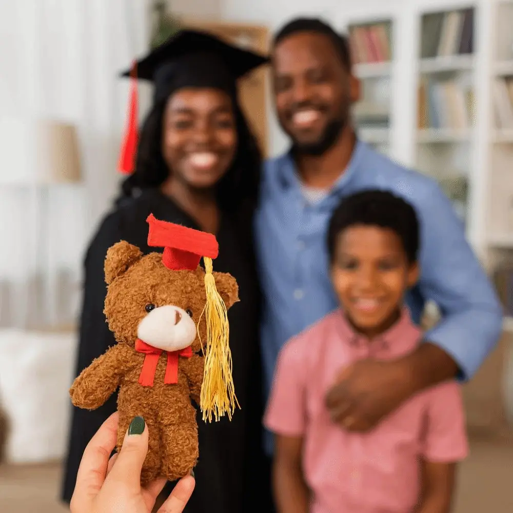 Rugzakhangers Leuke afstudeerbeer 14 cm hangende beer sleutelhanger Zachte beer hanger geschenken