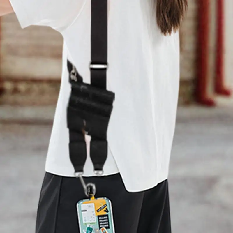 Phone Strap Sling Anti-Theft Zipper Pouch Sling Phone String Phone String Sling Stylish Cell Phone Neck Holder Phone Chain Purse