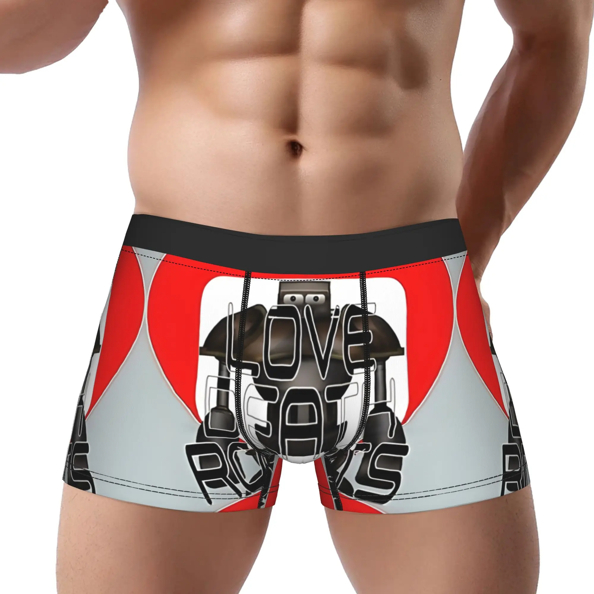 lLOVE DEATH ROBOTS PLC lLove Death and Robots Underpants Homme Panties Man Underwear Print Shorts Boxer Briefs