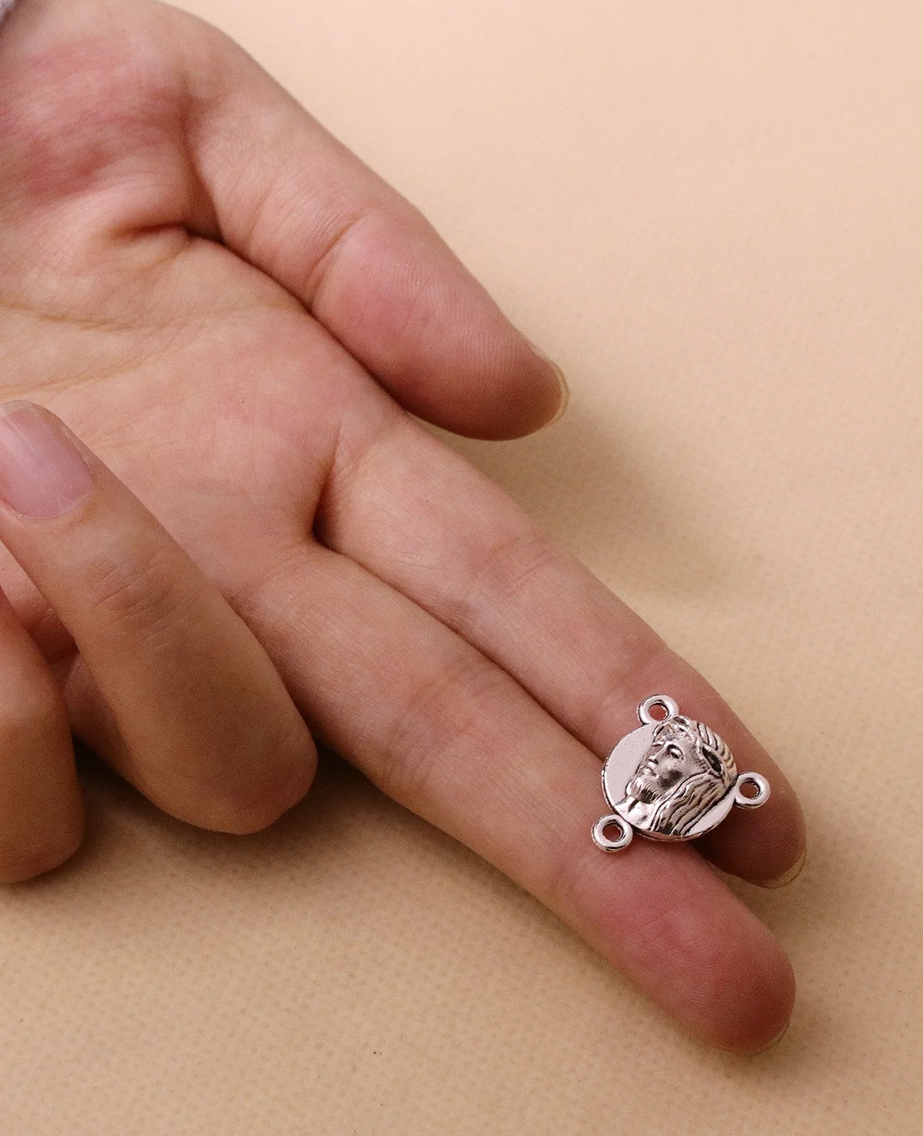 20 قطعة مركز الوردية يسوع المسيح موصلات سيدة مريم العذراء عقد الرضع يسوع الوردية محور لتقوم بها بنفسك مجوهرات اكسسوارات