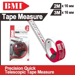 BMI 2m/3m metro a nastro telescopico rapido di precisione con graduazione mm per Designer, decoratore NO.429 241 | 429 341