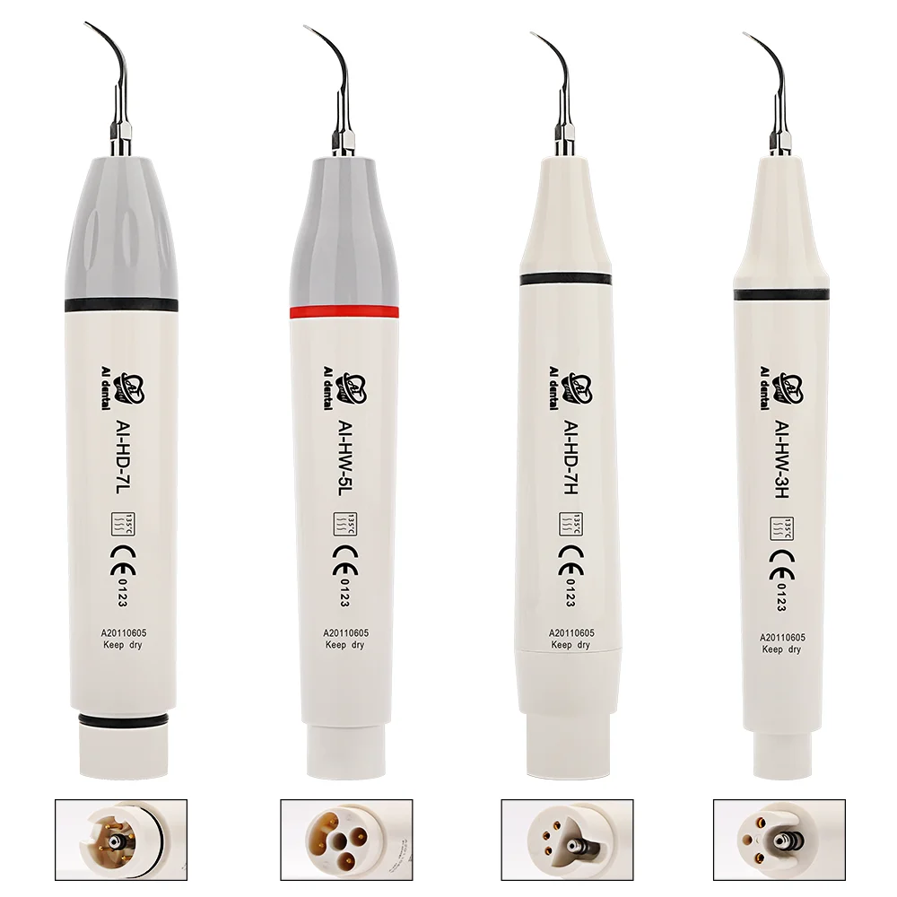 Scaler Ultrasonic Handpiece Dental Tip LED Piezo Scaling Detachable Fit for SATELEC DTE EMS Woodpecker VRN Teeth Cleaning