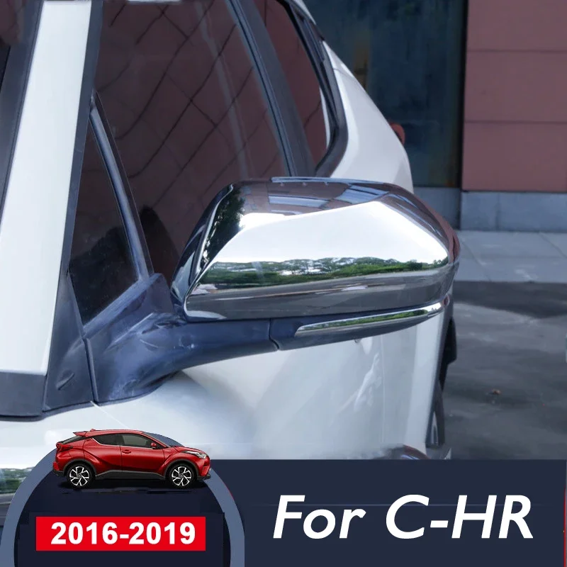 

Carbon Fiber Side Door Rearview Mirror Cover Shell Trims For Toyota C-HR CHR 2016 2017 2018 2019 2020 2021 2022 Car Accessories