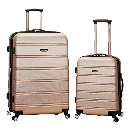 

Чемодан Rockland Melbourne Hardside Expandable Spinner Wheel, цвет шампань, 2 штуки (20"/28")