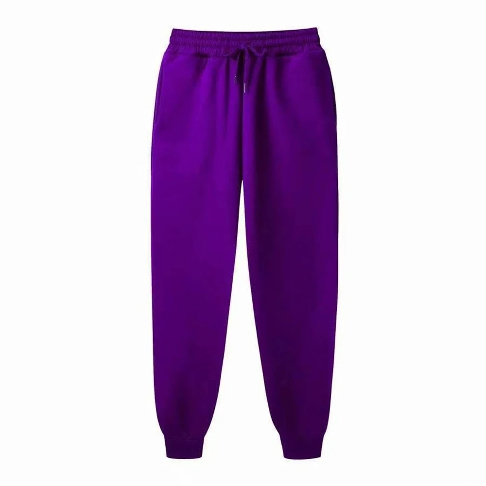 Nuevos pantalones de chándal para hombre y mujer, pantalones informales con cintura elástica, color blanco, beige, rosa, amarillo, Hip Hop, pantalones de chándal para hombre byNann