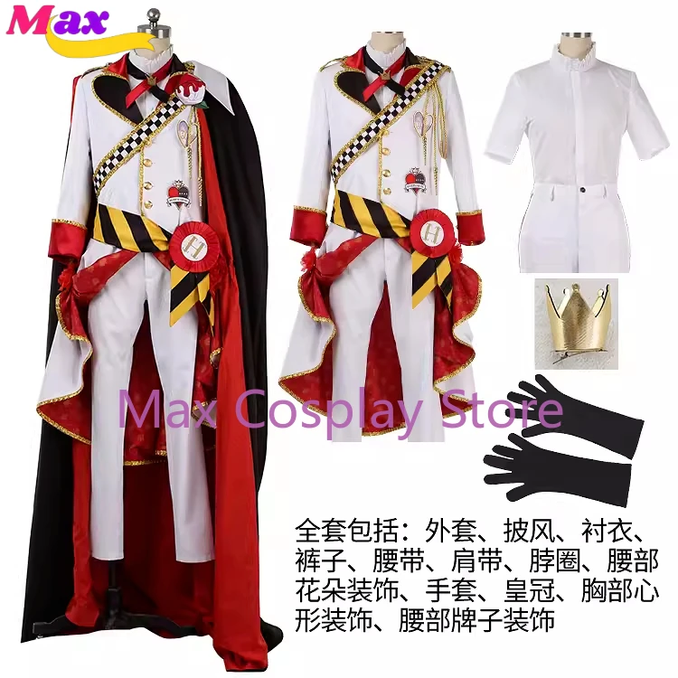 Disfraz de Cosplay de Riddle Rosehearts Ace Trappola Cater Diamond Deuce Spade Trey Clover, ropa para fiesta de Navidad y Halloween