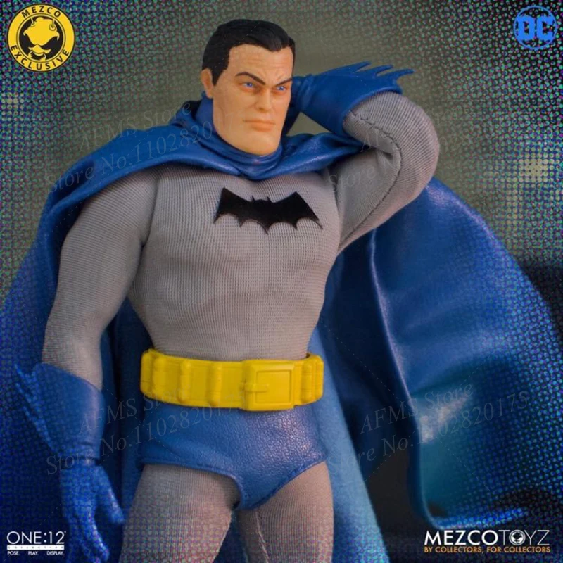 Mezco 1/12 Scale Scale Collectible Figure Golden Age Batman Vs. Two-FaceTwo Person Version 6Inch Men Soldier Action Figure Model