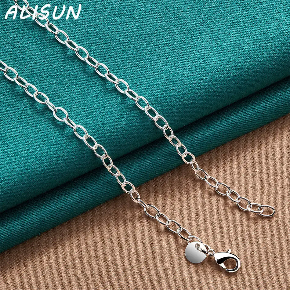

ALISUN 925 Sterling Silver 45cm Grape Beaded Necklace For Women Creativity Gifts Street All-match Party And Daily Wear