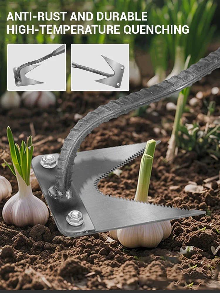 Picture 6: Hand Weeding Removal Puller Tool for Garden Weeding Digger Tool with Ergonomic Handle for Weed Removal Plants Flowers Transplant