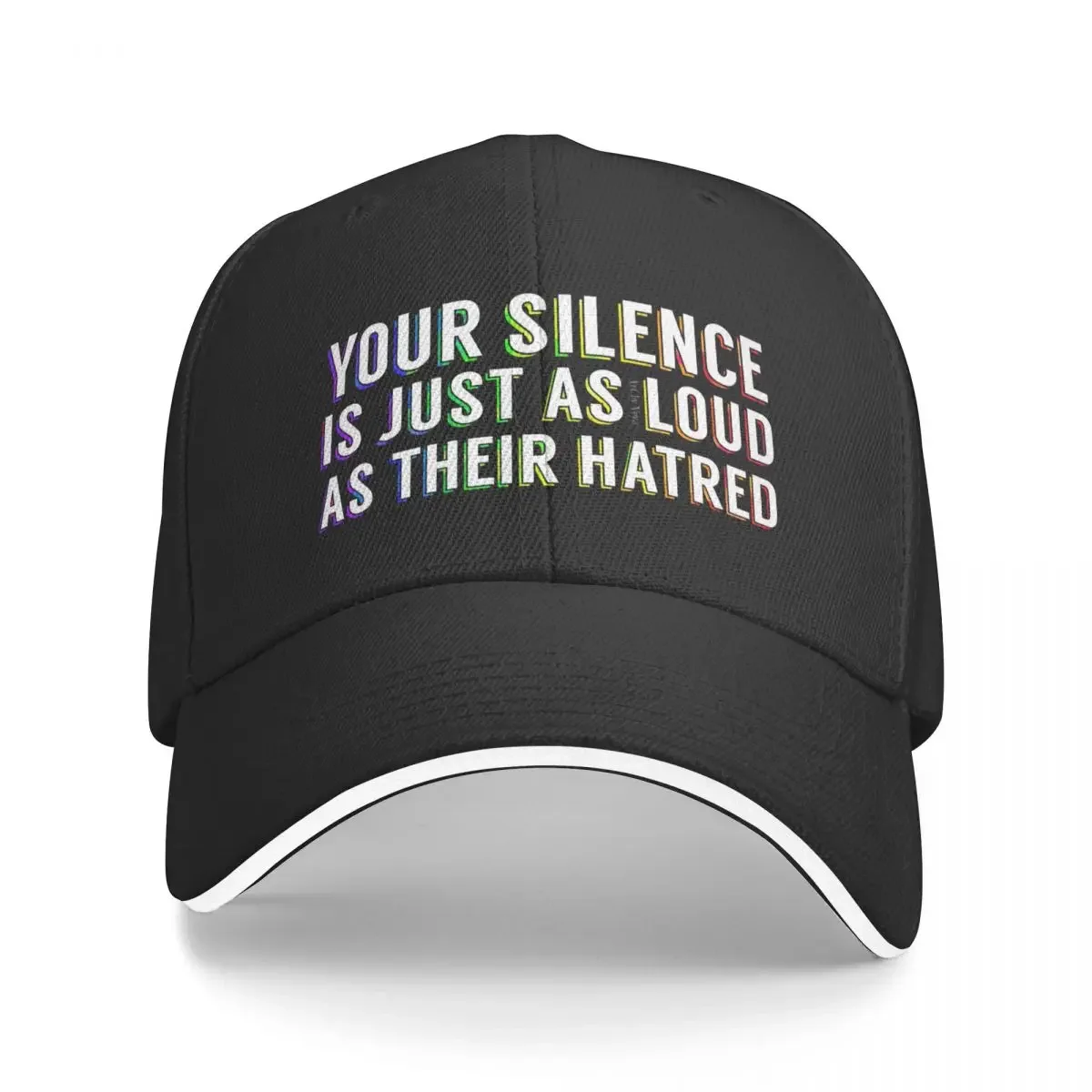 Loud silence Baseball Cap Hat Beach black For Men Women's