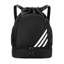 Fitness Rucksack Basketball Sporttasche Outdoor Rucksack Frauen Männer Reisen Fußball Fußball Lagerung Taschen Training Kordelzug Sport Tasche