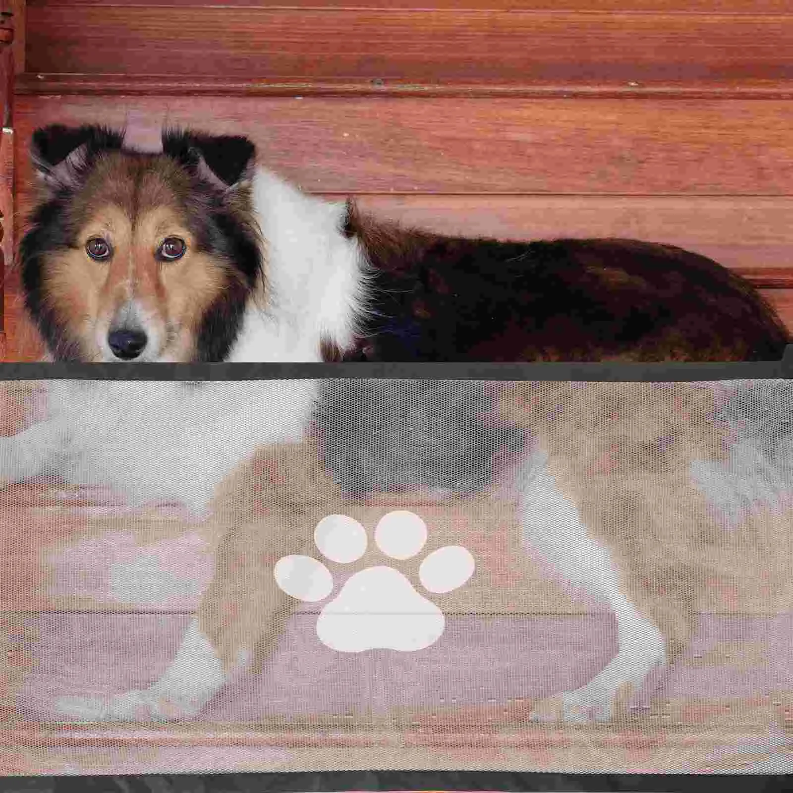 

Pet Isolation Fence Dog Car Door Protector Barriers Fold Cat Divider for Suv Truck Black Doorway