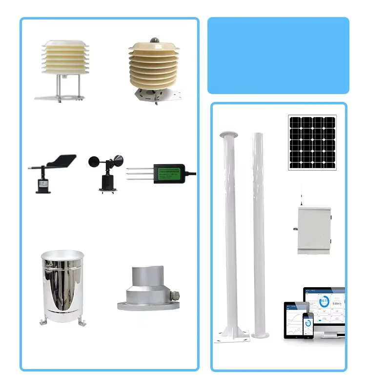 BOY-AWS-01 Automatic Weather Station Smart Agricultural Personal Analog Automatic Weather Meteorological Station for School
