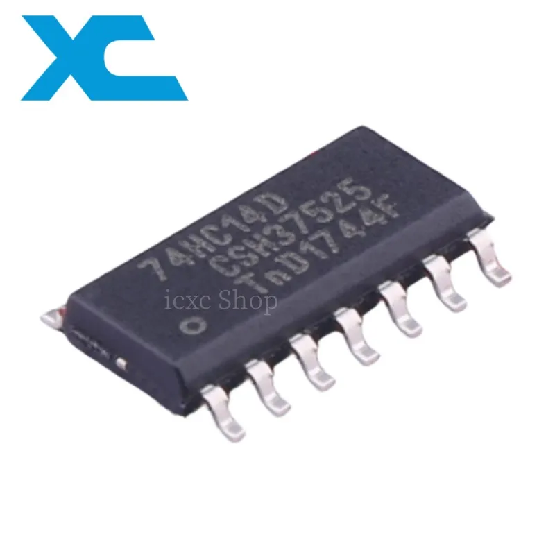 74HC14D,653 SOIC-14 hexagonal inverting Schmitt flip-flop chip