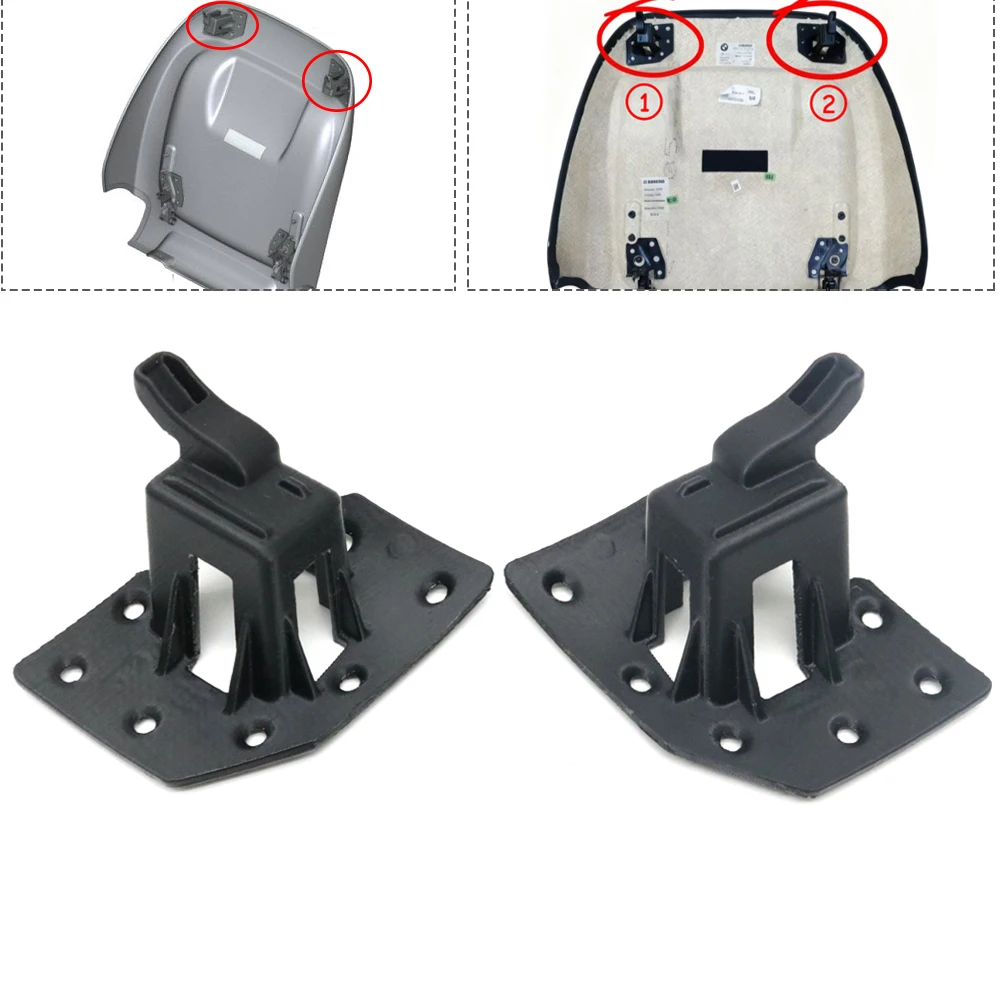 

Front Seat Back Cover Backrest Fastener Clip Bracket Fixing Buckle For BMW 5 7 Series F07 F10 F18 G30 G31 G38 F01 G11 X5 X6 X7