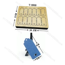 Wooden Cutting Dies for Scrapbooking, New Card, Multiple Sizes, V-8868