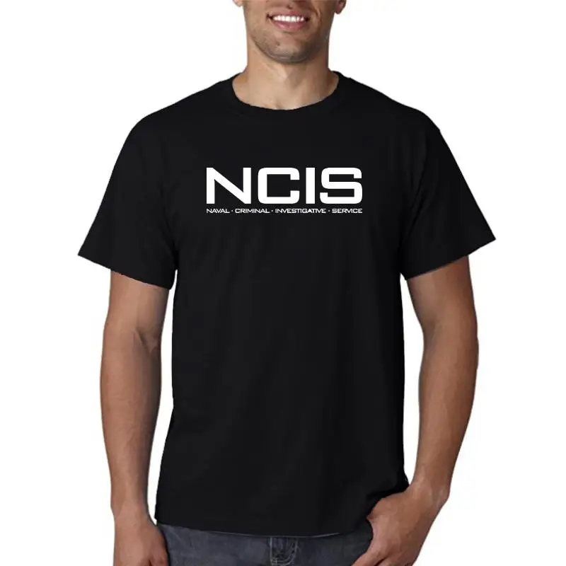 NCIS Logo T-shirt Naval Criminal Investigative Service Tv Show Fan Tee Shirts Mens Cool T Shirt