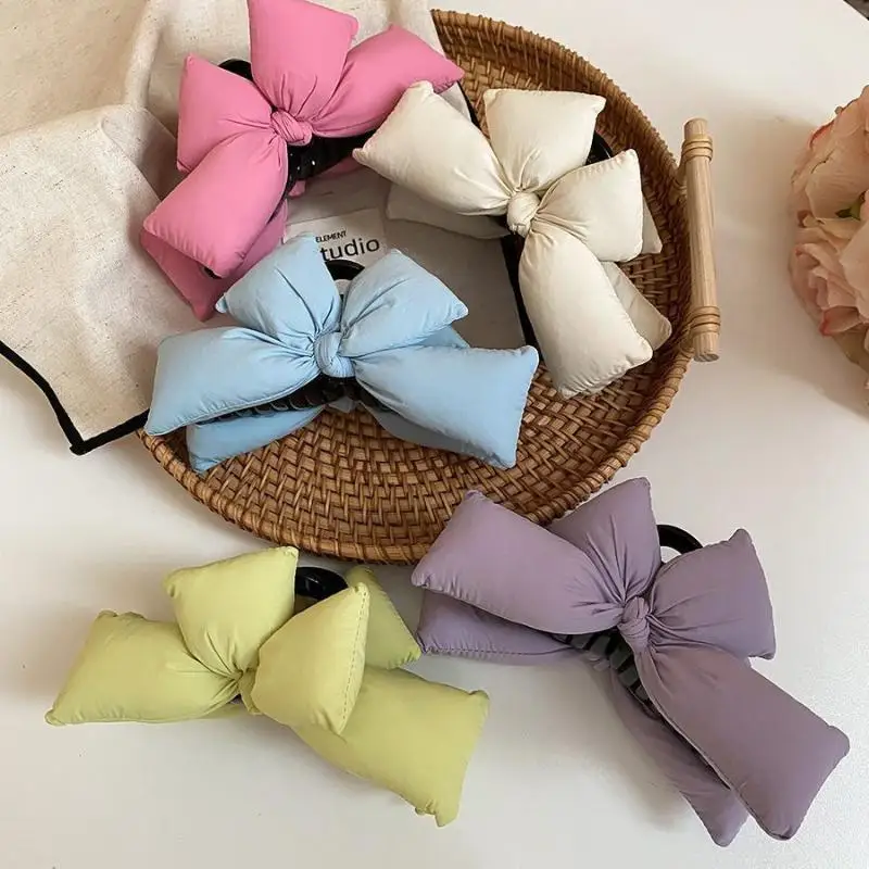 Dreidimensionale Schleifen-Prinzessinnen-Haarspange für Damen – Elegante Haarspange für den Hinterkopf, Haarklammer, Haifischclip – Detail 13