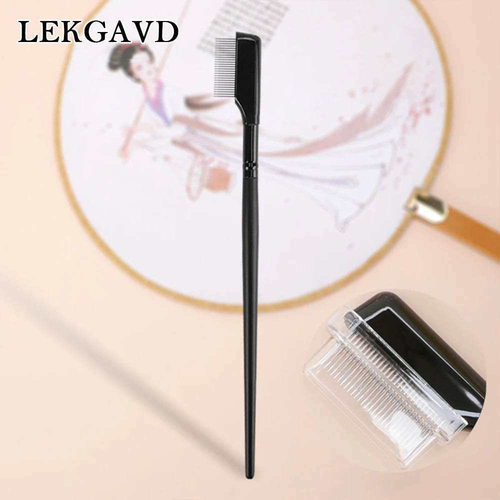 Metal Eyelash Comb Eyelashes Separator Mascara Curl Eyelash Grooming Brushes Cosmetic Lash Eyebrow Comb Makeup Beauty Tool