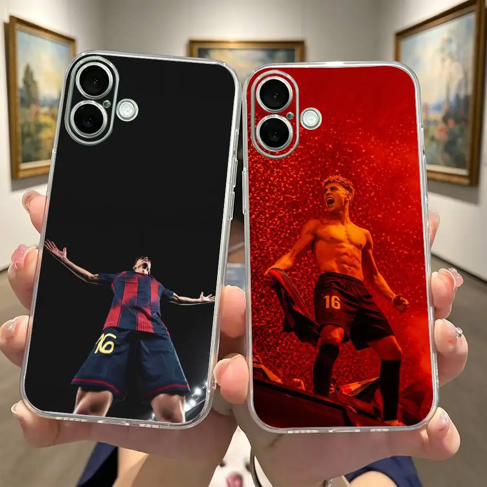 Прозрачный противоударный чехол для телефона Rising Star Fermin Lopez для iPhone 17, 16, 15, 14, 13, 12, 11 Plus, Pro Max