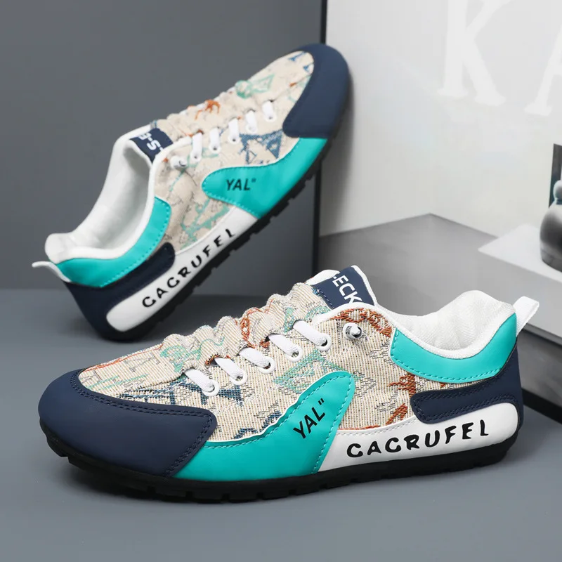 

Men Shoes Breathable Sports and Leisure Shoes Soft Soled Lightweight Forrest Gump Board Shoes Anti Slip Work Fashion Shoe Summer