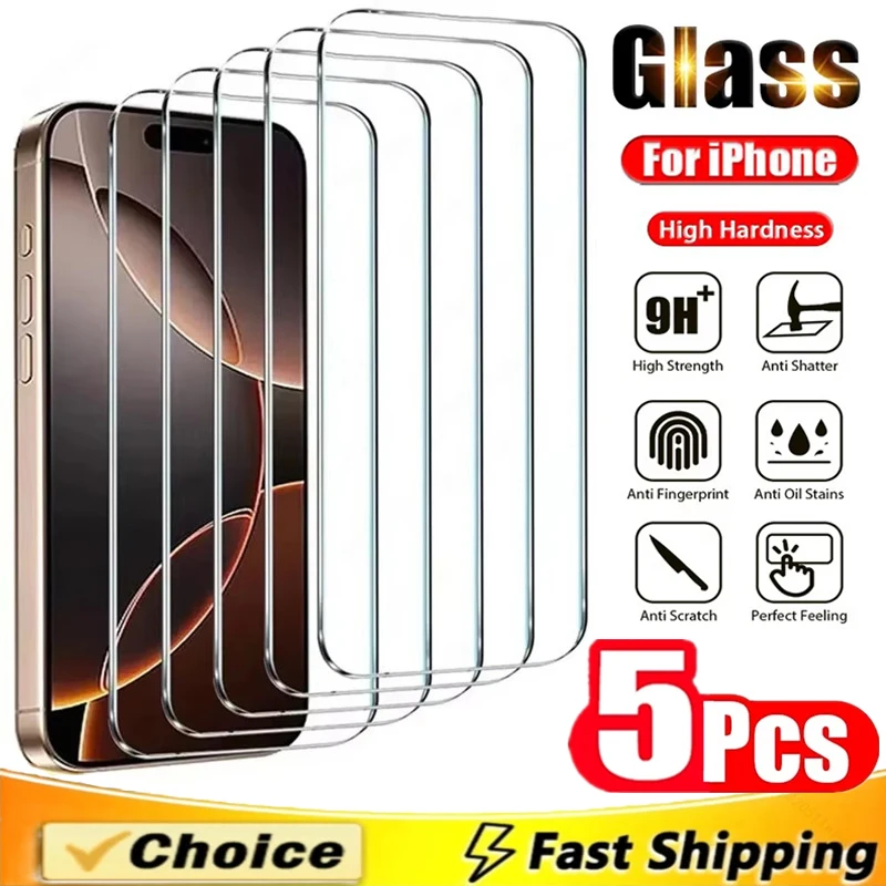 5Pcs Tempered Glass… - image