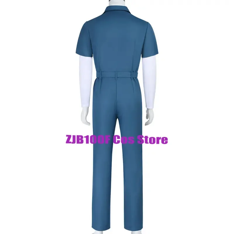 CyMummy Captain Curly 코스프레 의상 게임 Mouthwashing Cos Jimbo 코스프레 바디 슈트 유니폼 마스크 슈트 남성 여성을위한 Anya 의상