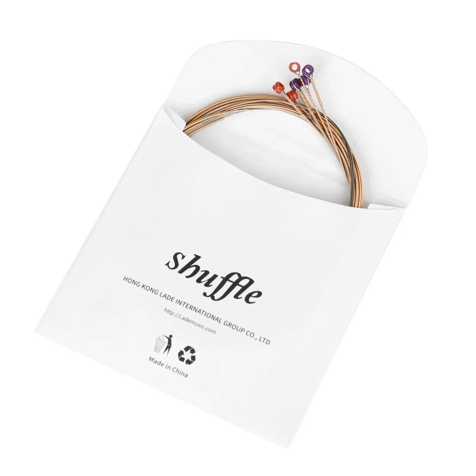 SHUFFLE SM11/SM12 Acoustic Guitar Strings High Carbon Steel Core Anti-rust Coating Folk Guitar Strings Guitar Part Accessories