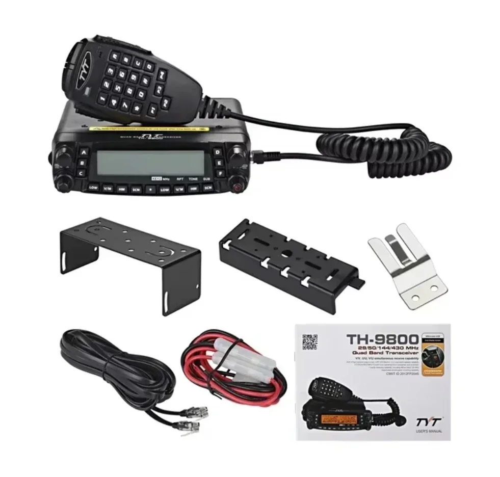 2026 TYT TH-9800 Plus Original 50W Quad Band Walkie Talkie Long Range Marine & Car Radio Station With TH9800 Antenna For Car Use