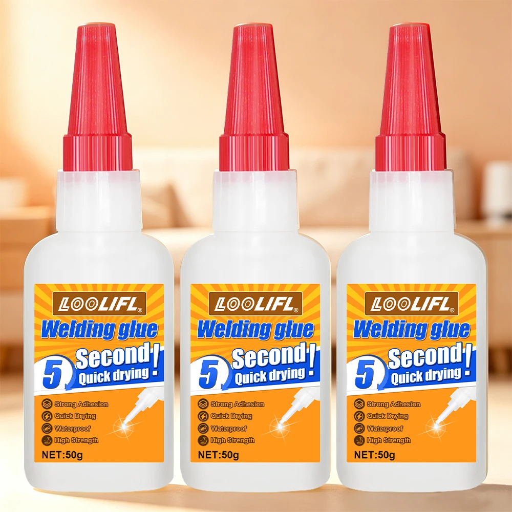 Welding Glue 5S Quick Dry Waterproof Super Strong Instant Adhesive Replace Electric Welding for Metal Wood Ceramic Plastic Shoes