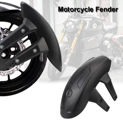 Mudguard Splash Guard Black Plastic Universal Motorcycle Rear Wheel Fender Cover With Bracket