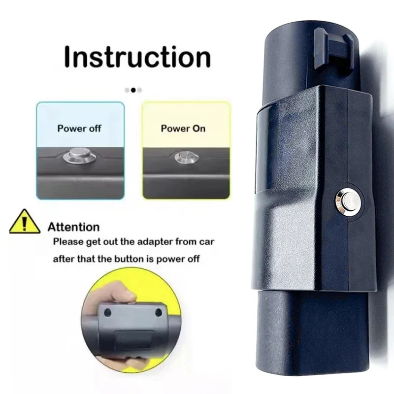 EV Charging Adaptor Type1 to GBT Adaptor 32A SAE J1772 to GBT EV Charger Adaptor