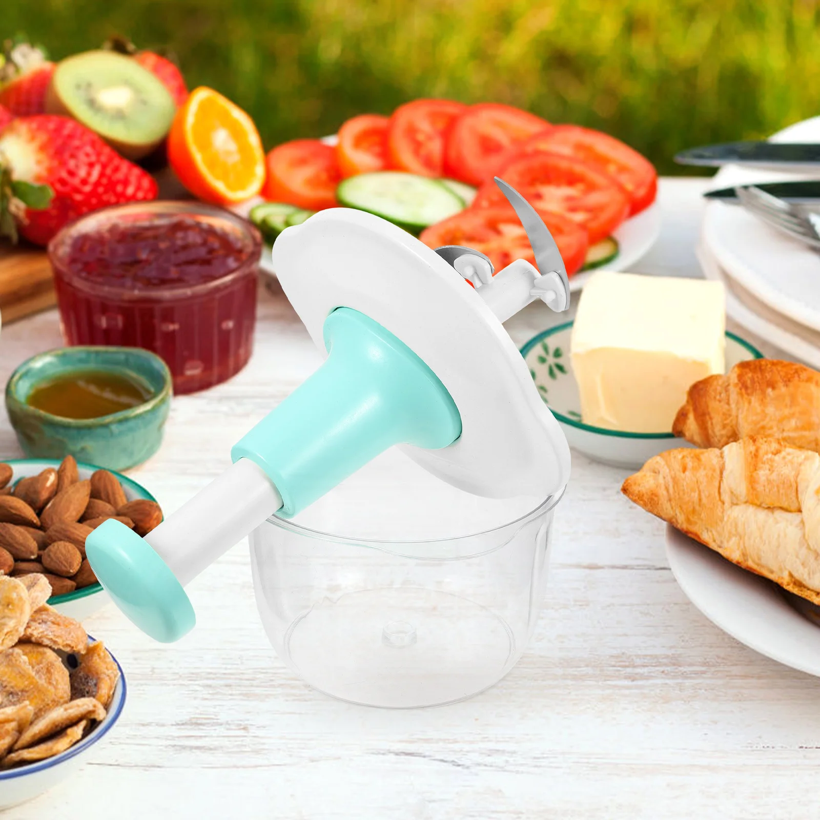 

Manual Meat Mincer Kitchen Food Chopper Removable Design For Grinding Meat Vegetables Garlic Ginger Carrot Onion Nuts Tool