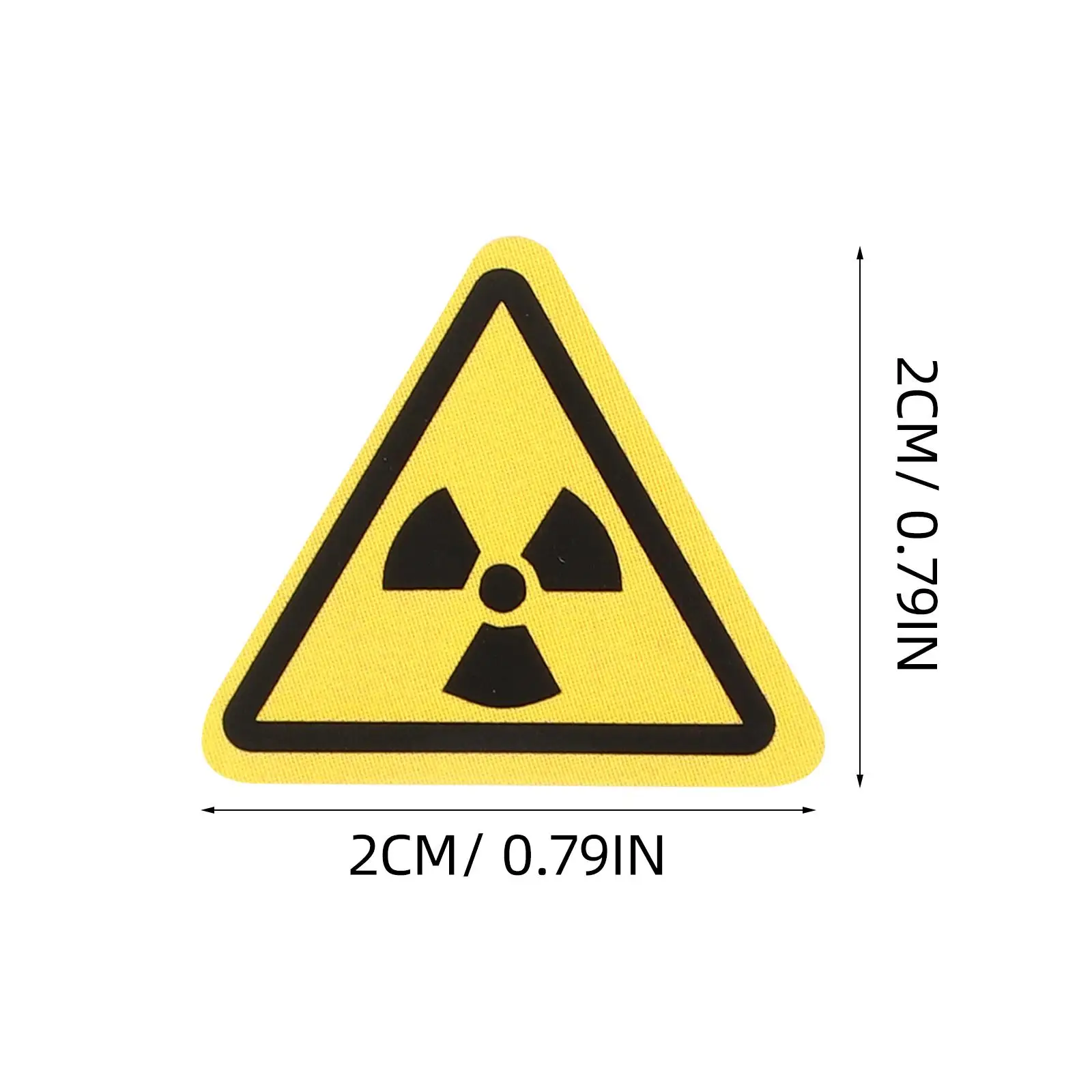 290 Pcs Radiation Warning Labels Electric Stickers Material Anti Slip Stickers Warning Signs Do Not Touch Decals