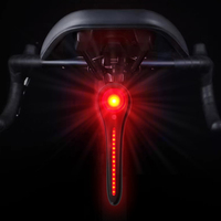 USB Rechargeable LED Bike Tail Light 10 Modes Rear Bike Light Waterproof Ultra Bright Safety Warning Cycling Taillight for Night